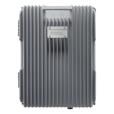 Amplificador de Señal Celular / 20 Watts / Banda 2 1900 MHz / Cobertura 5 km (3.1 mi) / Multioperador / IP65 / Protección Autoexcitación