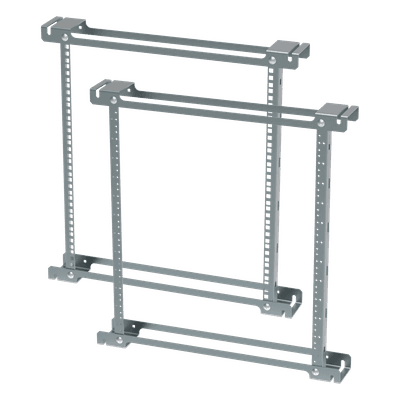 Ángulos de Rack / 19 Pulgadas / 12U / Orificios Roscados / Acero Zinc Plated / 533 mm (21 in) / EIA-310