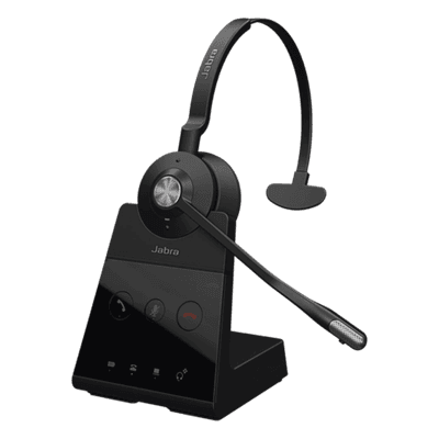 Auricular Inalámbrico Profesional / DECT / Alcance 150 m (492.1 ft) / Doble Conectividad Teléfono y Softphone / Audio Banda Ancha / Cancelación de Ruido / Autonomía 13 h