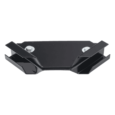 Kit Derivación Tipo T / Escalera Tubular 1.5" Peralte / 12" Ancho / Acero Carbono / Recubrimiento Epóxico Negro / Tornillería Incluida