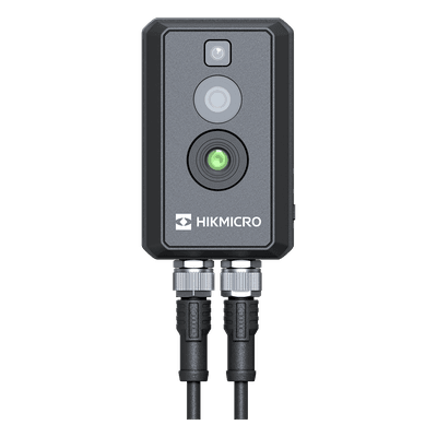 (HIKMICRO) Cubo IP Bi-Espectral / Térmica (256 X 192 / 2.1 mm) + Óptica (4 MP / 1.4 mm) / Rango: -20°C a 550°C / ±2°C Margen / PoE / IP67 / Ideal para Sites o Lugares Pequeños
