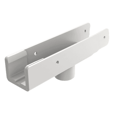 Enganche para Brazo de Barrera / Abatimiento por Impacto / Acero Q235 / 380 x 82 x 118 mm (14.96 x 3.23 x 4.65 pulgadas) / 3.926 kg