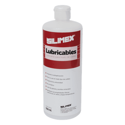 Lubricante Dieléctrico / 1/2 Litro / Fórmula No Conductora / Compatible con Cables Eléctricos, Datos y Fibra Óptica / Resistente al Agua / Estabilidad Térmica Extrema