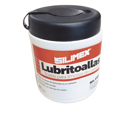 Lubritoallas para Cables / Doble Textura Rugosa y Suave / pH Neutro 7.0 / Secado Rápido / Envase Dispensador 30 Piezas