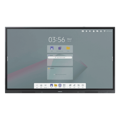Pantalla Interactiva / 65" / 4K UHD / Táctil IR / 400 nits / Android 13 / WiFi 5 y Bluetooth 5.2 / VESA 600x400