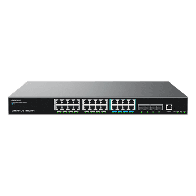Switch PoE Multigigabit Capa 3 / 24 Puertos PoE (16x 1G, 8x 2.5G) / 4x SFP+ / PoE++ 60W / Stacking 4 Unidades / IPv6