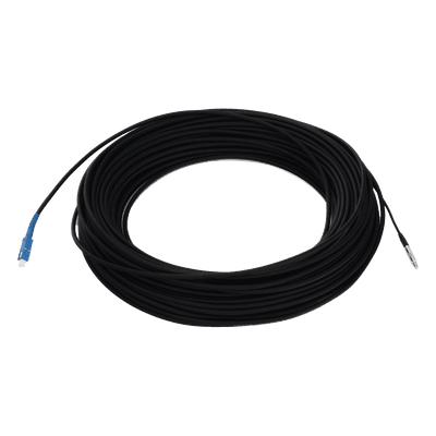Cable de Fibra Óptica Drop / G.657A2 / Monomodo Simplex / 100 m (328.08 pies) / SC/UPC-SC/UPC / LS0H / Interior-Exterior