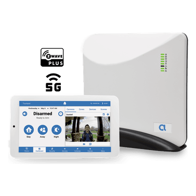 Panel de Seguridad y Automatización / Conectividad 5G y Wi-Fi 2.4 GHz / 96 Zonas Inalámbricas / Z-Wave y 433.92 MHz / 49 Usuarios
