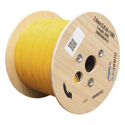 Cable de Fibra Óptica Multimodo OM3 / Simplex 1 Fibra / Tight Buffer 2.0 mm / Atenuación 3.5 dB/km @850nm / Precio por Metro / Hasta 2000 m (6561.7 ft) por Tramo