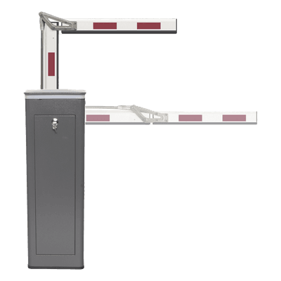 Barrera Vehicular / Brazo Articulado 4 m (13.1 ft) / Corona LED Semaforizada / Apertura 3 s / 200 Ciclos/Hora / IP Resistente Intemperie