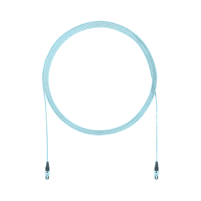 Cable de Interconexión de Fibra Óptica / 12 Fibras Multimodo OM4 / Conector Pan-MPO Hembra-Hembra / Polaridad A / LSZH / 13 m (42.65 ft)