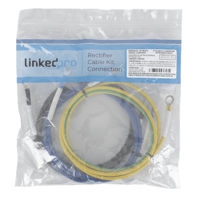 Kit de Cables de Conexión para Rectificador / 48 VDC / 1.5 m (4.9 ft) / Cobre / Modular