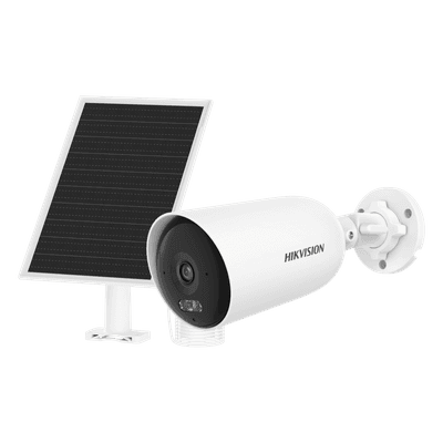 Kit Solar IP All in One / AOV / Bala IP 4 Megapixel / Lente 2.8 mm / Panel Solar + Batería de Litio 9000 mAh / 4G LTE / Audio Bidireccional / Dual Light 30 m / IP67 / Micro SD