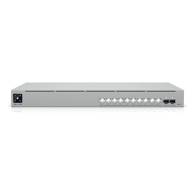 Switch PoE+++ Capa 3 / 10 Puertos 10GbE / 2 Puertos SFP+ / PoE 400 W / Etherlighting™ / 240 Gbps