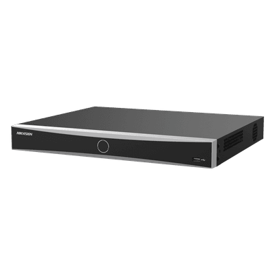[AcuSearch] NVR 12 Megapixel (4K) / 32 canales IP / 16 Puertos PoE+ / Recocimiento Facial / AcuSense (Evita Falsas Alarmas) / 2 Bahías de Disco Duro / HDMI en 4K / Alarmas I/O / 300 Metros PoE Modo Extendido