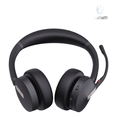 Auricular Mono Bluetooth / Cancelación de Ruido con 3 Micrófonos / 35 Horas de Conversación / Alcance 50 m (164 ft) / USB-C y USB-A