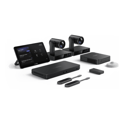 Sistema de Videoconferencia / 9 Cámaras PTZ 4K / Zoom Óptico 12x / Panel Táctil 11.6" / Intel Core i5 11va Gen / Salas Grandes