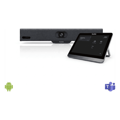 Barra de Videoconferencia / 4K / Lente 120° / Android Integrado / Microsoft Teams / BYOD / 8 Micrófonos MEMS / Full-Duplex