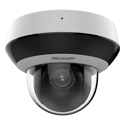Mini Domo PTZ IP 4 Megapixel / 4X Zoom / Micrófono y Bocina Integrada / ACUSENSE / H.265+ / 20 mts IR EXIR / WDR / PoE / IK10 / IP66 / DarkFighter /  / Micro SD