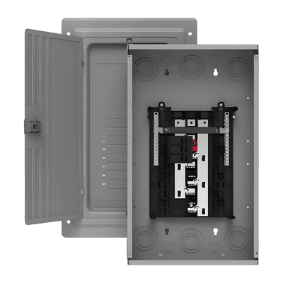 Centro de Carga Trifásico / 3 Fases 4 Hilos / 12 Espacios 24 Circuitos / 100 Amp / 120/240 VCA / NEMA 1 Interior