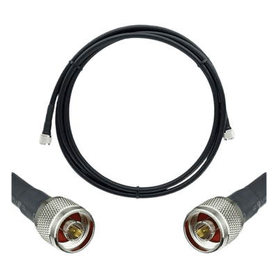 Jumper Coaxial / 50 Ohm / 9.14 m (30 pies) / N Macho-N Macho / Blindaje >90 dB / Wilson-400 Equivalente