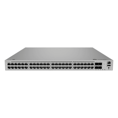 Switch Capa 3 / 48 Puertos PoE+ MultiGigabit 2.5 Gbps / 4 SFP+ 10 Gbps / iStack 4 Unidades / 360 W PoE / Libre de Licenciamiento