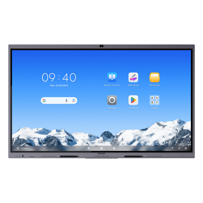Pantalla Interactiva / 75" / 4K UHD / 50 Puntos Táctiles / Android 14 EDLA / Cámara Web 8 MP / Audio 70 W / NFC / 178° Ángulo de Visión