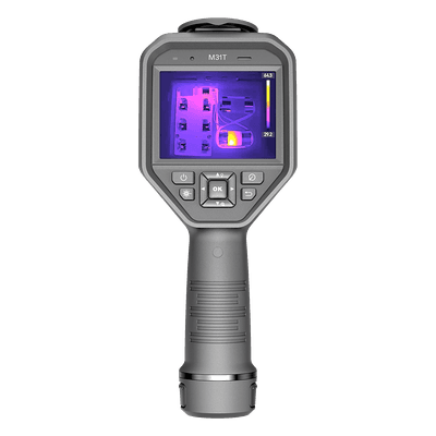 M31T - Cámara Termográfica Portátil Dual / Super IR 768 x 576 / Lente Óptico (8 Megapixel) / WiFi / IP54 / Ranura MicroSD hasta 64 Gb  / Hasta 4 Horas de Funcionamiento Continuo