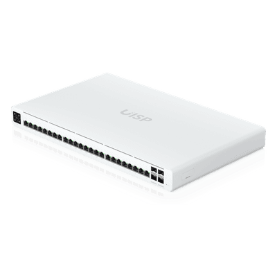Switch Administrable PoE / 24 Puertos GbE / 4 SFP+ 10G / PoE Pasivo 27 V 220 W / Pantalla Táctil 1.3"