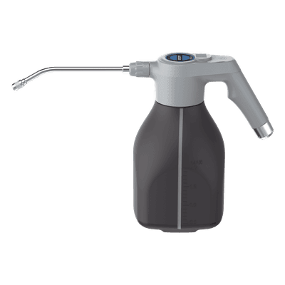 Pulverizador Eléctrico de Mano / 2 Litros Capacidad / Rociado 3 m (9.8 ft) / Motor Micro Alta Velocidad / USB Tipo-C / LCD Indicador Batería / Resistente Químicos