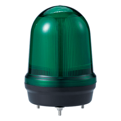 Señalizador LED Industrial / 4 Modos de Luz / 110-220 VCA / Verde / IP65 / -30°C a +50°C
