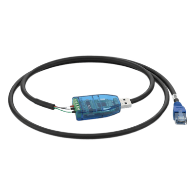 Cable de Comunicación / USB a RS485 / Para Controladores de Batería / Diseño Compacto / Conector Universal