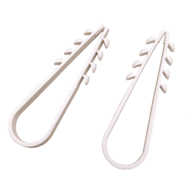 Clips Sujetadores de Plástico / 100 Piezas / Diámetro 11 a 19 mm / Instalación en Pared / Uso Industrial