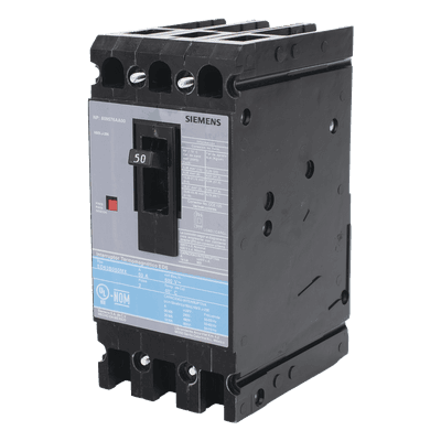 Interruptor Termomagnético / 3 Polos / 50A / 600V CA / Capacidad Interruptiva 25 kA / Gabinete N1 y N3R