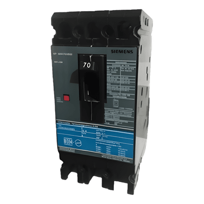 Interruptor Termomagnético / 3 Polos / 70 A / 600 VCA / 65 kA / Compacto 6.35" (161.3 mm)