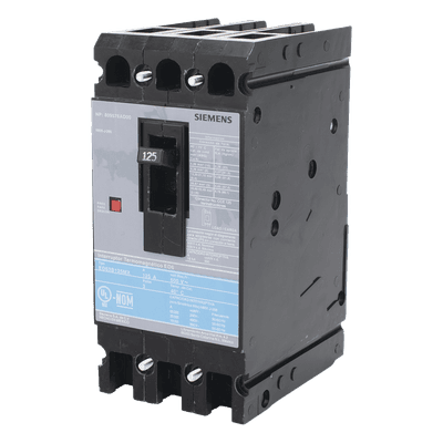 Interruptor Termomagnético / 3 Polos / 125 A / 600 VCA / 18 kA / Sin Zapatas / 400 Hz