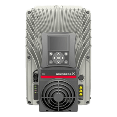 Inversor Solar para Bomba AC / 7.5kW (10HP) / 440V Trifásico / MPPT 99% / RS-485 Modbus / Entrada CA/CC