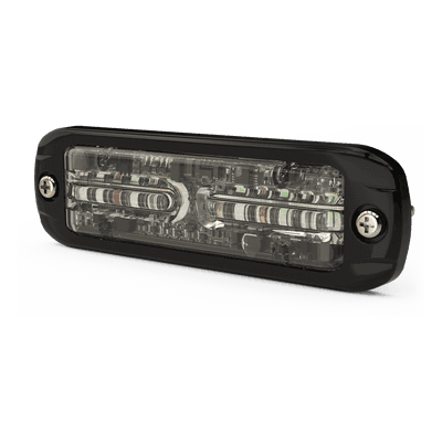 Luz LED de Advertencia Exterior / 18 LEDs Tricolor / Perfil Ultra Delgado / 12-24 VDC / Óptica 360°