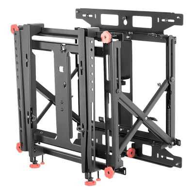 Soporte Muro para video wall LCD / Liberación Rápida / Para Pantallas 46"-60" / Ajuste Micro Sin Herramientas XYZ 1.5" / VESA 600x400 mm / Carga Máxima 56Kg / Gestión Integrada de Cables