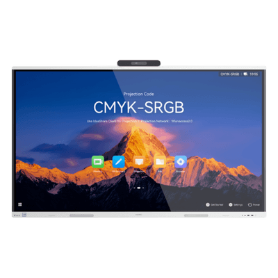 Pantalla Interactiva / 86" / 4K / Cámara Dual 4K / Zoom Óptico 5x / Wi-Fi 6 / 24 Micrófonos / Alcance 15 m (49.2 ft)