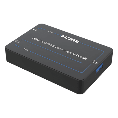 Adaptador de Captura de Video HDMI a USB 3.0 | 4K60 HDMI Entrada | 1080p60 USB Salida | HDCP 2.2 | 18 Gbps Ancho de Banda | Plug and Play | Compatible Windows Linux macOS