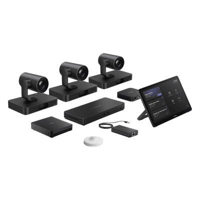 Sistema de Videoconferencia / Intel Ultra5 125H con NPU / Triple Cámara 20x Zoom Óptico / 9 Cámaras Multicámara / Compartición 4K/60fps / Panel Táctil 11.6' Full HD