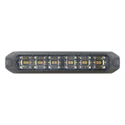 Luz Auxiliar Moldeable / 12 LED Dual Color Rojo/Claro / IP67 / Flexión 120° / Certificación SAE y ECE