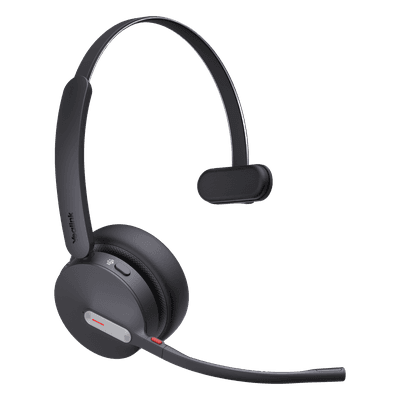 Auriculares Bluetooth Mono / Cancelación de Ruido IA / 35 Horas de Conversación / Bluetooth 5.3 / Alcance 50 m (164 ft) / USB-C y USB-A