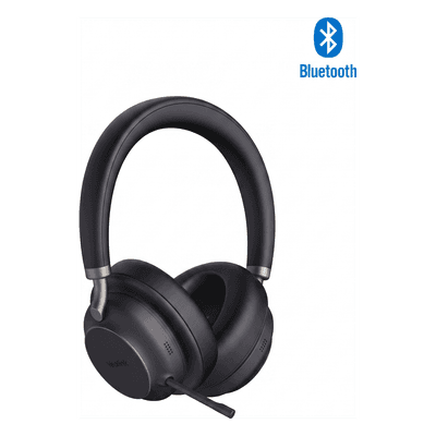 Diadema Inalámbrica / Cancelación de Ruido Activa Híbrida 35 dB / Bluetooth 5.3 / Alcance 45 m (147.6 ft) / Autonomía 40 h / USB-C y Qi / Dual Over-Ear y On-Ear