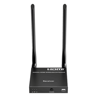 Receptor Inalámbrico HDMI / 4K@60Hz 4096x2160 / Tecnología ipcolor STREAM / Banda 5G 5.18-5.24 GHz / Alcance 50 m (164 ft) / 1 a 4 Conexiones Simultáneas