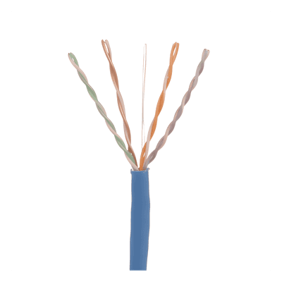 Bobina de Cable UTP 305 Metros (1000 Pies) de Cobre, TX6000? PanNet, Azul, Categoría 6 (24 AWG), CMP (Plenum), de 4 Pares