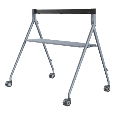 Soporte de Piso con Ruedas / Pantallas 65"-86" / 8 Configuraciones Modulares / VESA / 12.7-23.8 kg