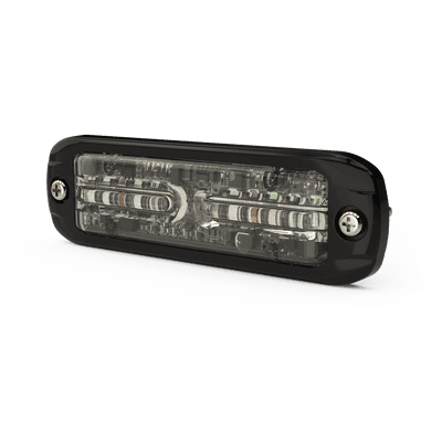 Luz LED Direccional de Advertencia / 12 LED / Ámbar/Violeta / 12-24 VDC / Perfil Ultrabajo / -40°C a +65°C (-40°F a +149°F)