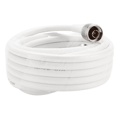 Jumper Coaxial / 12 m (39.4 ft) / Conectores N Macho / Blindaje >90 dB / 50 Ohm / 7.50 mm Diámetro